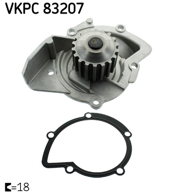 Pompă de apă, răcire motor VKPC 83207 SKF